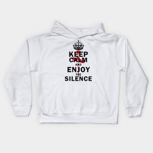 Keep The Black Silence Kids Hoodie